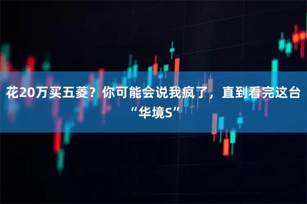 花20万买五菱？你可能会说我疯了，直到看完这台“华境S”