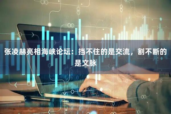 张凌赫亮相海峡论坛：挡不住的是交流，割不断的是文脉